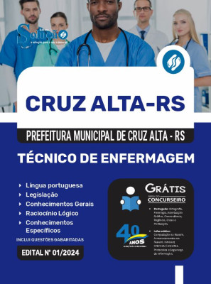 Apostila Prefeitura de Cruz Alta - RS 2024 - Técnico de Enfermagem - Imagem 3