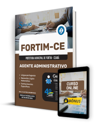 Capa Apostila Prefeitura de Fortim - CE 2024 - Agente Administrativo