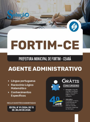 Apostila Prefeitura de Fortim - CE 2024 - Agente Administrativo - Imagem 3