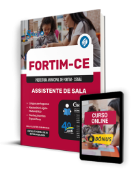 Capa Apostila Prefeitura de Fortim - CE 2024 - Assistente de Sala