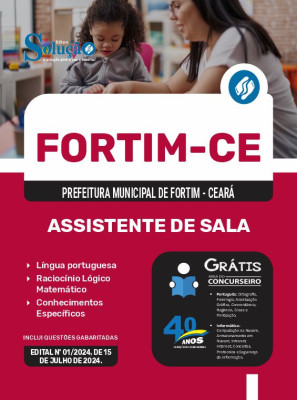 Apostila Prefeitura de Fortim - CE 2024 - Assistente de Sala - Imagem 3