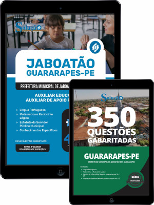 Combo Prefeitura de Jaboatão dos Guararapes - PE Auxiliar Educacional - Auxiliar de Apoio Pedagógico - Imagem 1