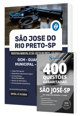 Combo Prefeitura de São José do Rio Preto – SP – GCM – Guarda Civil Municipal – 3ª Classe