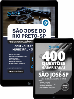 Combo Prefeitura de São José do Rio Preto – SP GCM – Guarda Civil Municipal – 3ª Classe