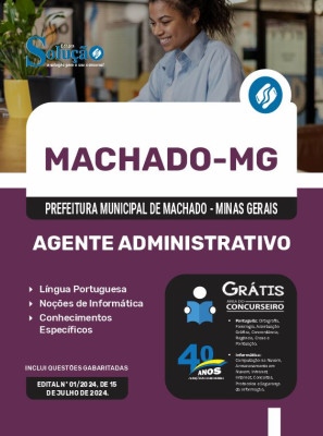 Apostila Prefeitura de Machado - MG 2024 - Agente Administrativo - Imagem 3