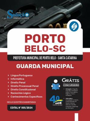 Apostila Prefeitura de Porto Belo - SC 2024 - Guarda Municipal - Imagem 3