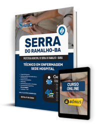 Capa Apostila Prefeitura de Serra do Ramalho - BA 2024 - Técnico em Enfermagem - Sede Hospital