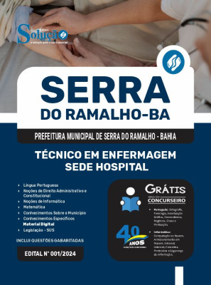 Apostila Prefeitura de Serra do Ramalho - BA  - Técnico em Enfermagem - Sede Hospital - Imagem 3