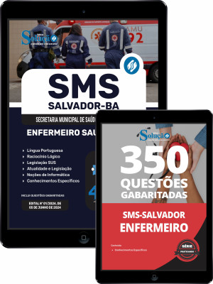 Combo SMS Salvador Enfermeiro SAUEF/SAMU - Imagem 1