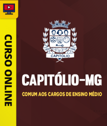 Capa Curso Prefeitura de Capitólio-MG - Comum aos Cargos de Ensino Médio