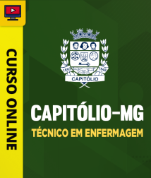 Capa Curso Prefeitura de Capitólio-MG - Técnico em Enfermagem