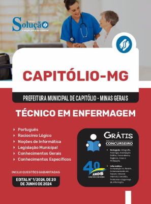 Apostila Prefeitura de Capitólio - MG 2024 - Técnico em Enfermagem - Imagem 3