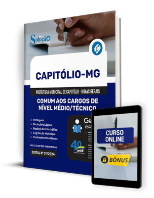 Apostila Prefeitura de Capitólio - MG  - Comum aos Cargos de Nível Médio/Técnico - Imagem 1