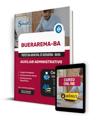 Apostila Prefeitura de Buerarema - BA 2024 - Auxiliar Administrativo - Imagem 1