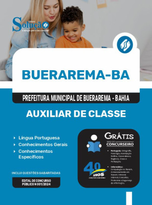 Apostila Prefeitura de Buerarema - BA 2024 - Auxiliar de Classe - Imagem 3