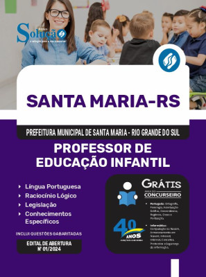 Apostila Prefeitura de Santa Maria - RS 2024 - Professor de Educação Infantil - Imagem 3