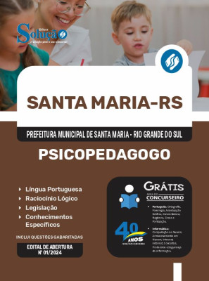 Apostila Prefeitura de Santa Maria - RS 2024 - Psicopedagogo - Imagem 3