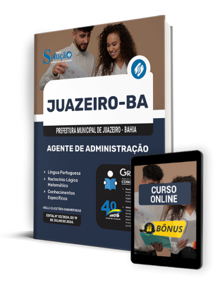 Apostila Prefeitura de Juazeiro - BA 2024 - Agente de Administração