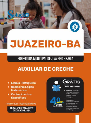 Apostila Prefeitura de Juazeiro - BA 2024 - Auxiliar de Creche - Imagem 3