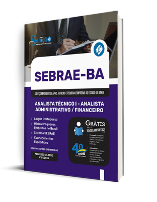 Apostila SEBRAE-BA 2024 - Analista Técnico I - Analista Administrativo/Financeiro - Imagem 2