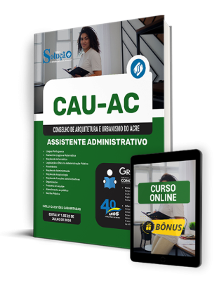 Apostila CAU-AC 2024 - Assistente Administrativo - Imagem 1