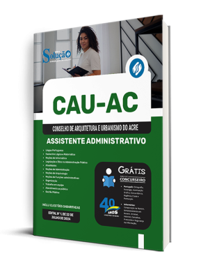 Apostila CAU-AC 2024 - Assistente Administrativo - Imagem 2