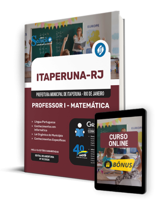 Apostila Prefeitura de Itaperuna - RJ 2024 - Professor I - Matemática