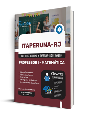 Apostila Prefeitura de Itaperuna - RJ  - Professor I - Matemática - Imagem 2