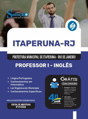 Apostila Prefeitura de Itaperuna - RJ  - Professor I - Inglês - Imagem 3