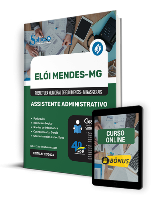 Apostila Prefeitura de Elói Mendes - MG 2024 - Assistente Administrativo - Imagem 1