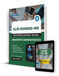 Capa Apostila Prefeitura de Elói Mendes - MG 2024 - Assistente Administrativo