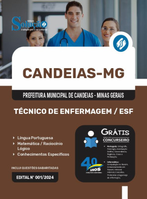 Apostila Prefeitura de Candeias - MG 2024 - Técnico de Enfermagem / ESF - Imagem 3