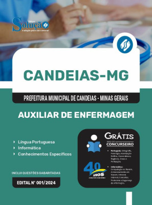 Apostila Prefeitura de Candeias - MG em PDF 2024 - Auxiliar de Enfermagem - Imagem 1