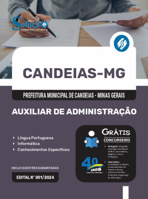 Apostila Prefeitura de Candeias - MG 2024 - Auxiliar de Administração - Imagem 3