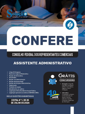 Apostila CONFERE 2024 - Assistente Administrativo - Imagem 3