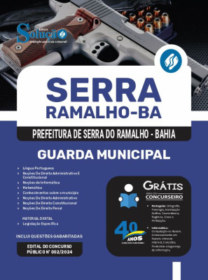 Apostila Prefeitura de Serra do Ramalho - BA 2024 - Guarda Municipal - Imagem 3