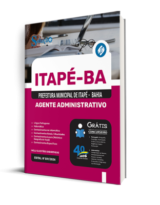 Apostila Prefeitura de Itapé - BA  - Agente Administrativo - Imagem 2