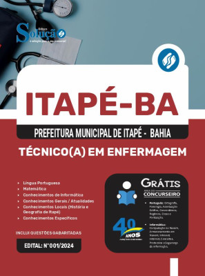 Apostila Prefeitura de Itapé - BA  - Técnico(a) em Enfermagem - Imagem 3