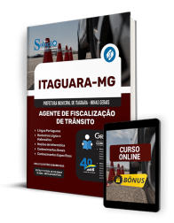 Capa Apostila Prefeitura de Itaguara - MG 2024 - Agente de Fiscalização de Trânsito