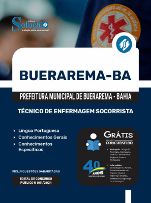 Apostila Prefeitura de Buerarema - BA 2024 - Técnico de Enfermagem Socorrista - Imagem 3