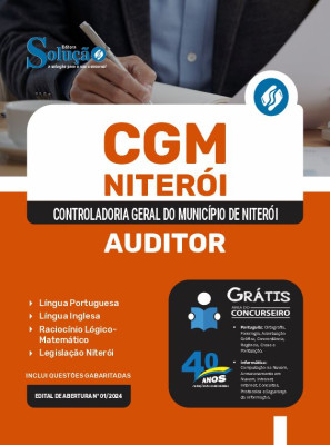 Apostila CGM Niterói - RJ 2024 - Auditor - Comum aos Cargos - Imagem 3