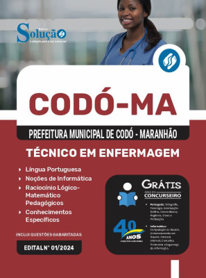 Apostila Prefeitura de Codó - MA 2024 - Técnico em Enfermagem - Imagem 3