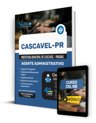 Apostila Prefeitura de Cascavel - PR 2024 - Agente Administrativo - Imagem 1