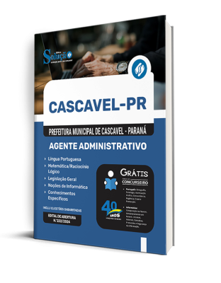 Apostila Prefeitura de Cascavel - PR 2024 - Agente Administrativo - Imagem 2