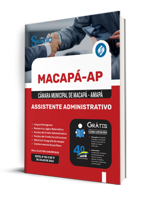 Apostila Câmara de Macapá - AP 2024 - Assistente Administrativo - Imagem 2