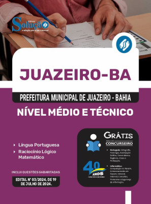 Apostila Prefeitura de Juazeiro - BA em PDF 2024 - Nível Médio e Técnico - Comum aos Cargos - Imagem 1