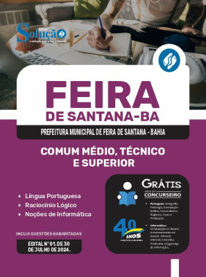 Apostila Prefeitura de Feira de Santana - BA 2024 - Comum Médio, Técnico e Superior - Imagem 3