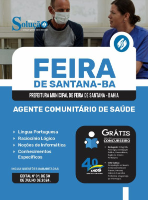 Apostila Prefeitura de Feira de Santana - BA 2024 - Agente Comunitário de Saúde - Imagem 3