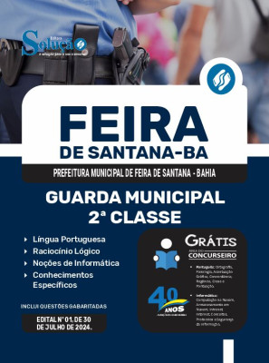 Apostila Prefeitura de Feira de Santana - BA 2024 - Guarda Municipal - 2ª Classe - Imagem 3