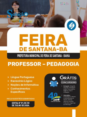 Apostila Prefeitura de Feira de Santana - BA 2024 - Professor - Pedagogia - Imagem 3